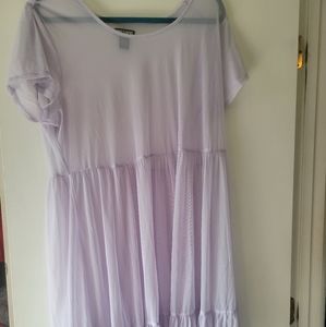 Hot Topic Sheer Purple Dress (Plus)